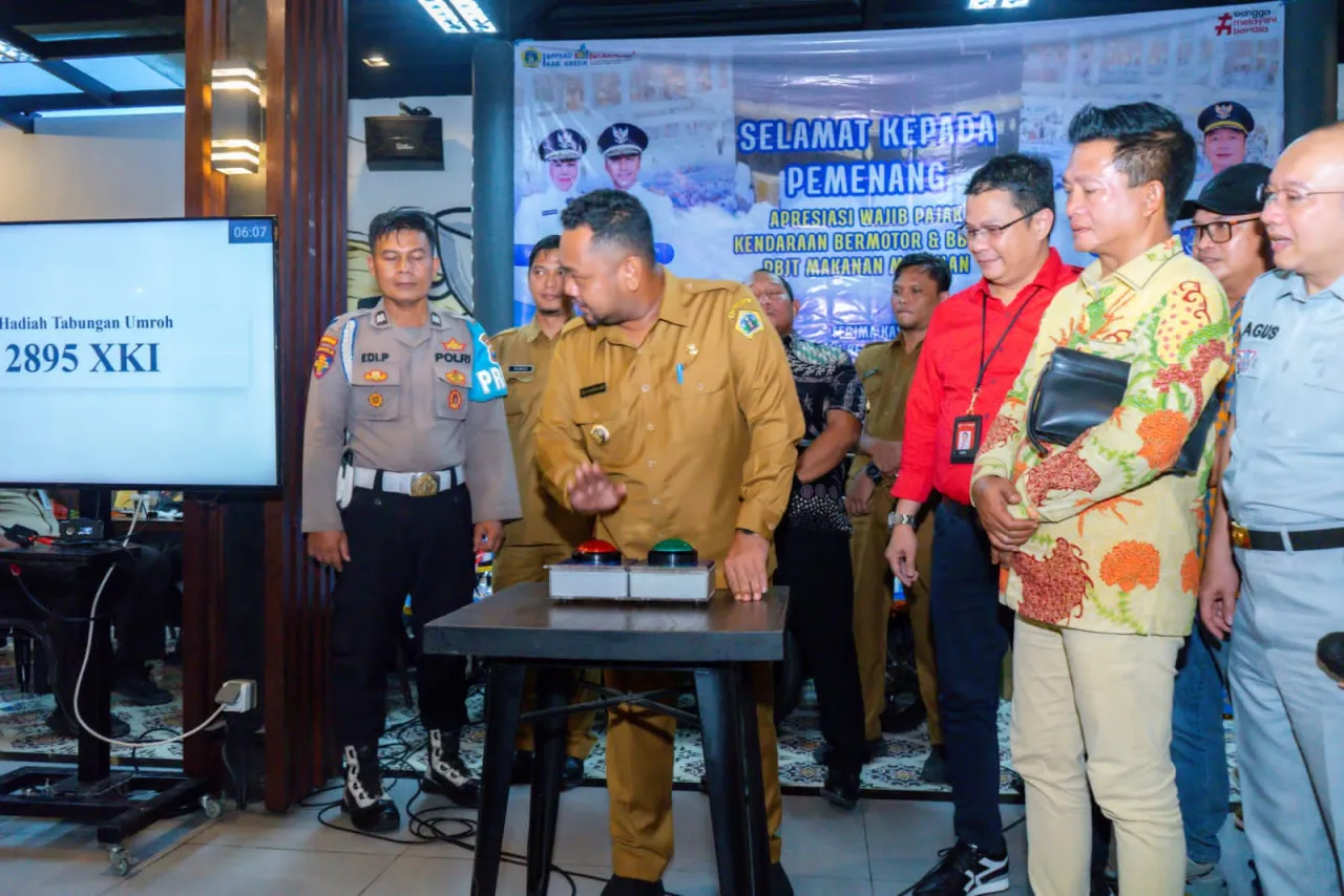 Pemkab Gresik Apresiasi Wajib Pajak Patuh, Sediakan Hadiah TV hingga Umrah