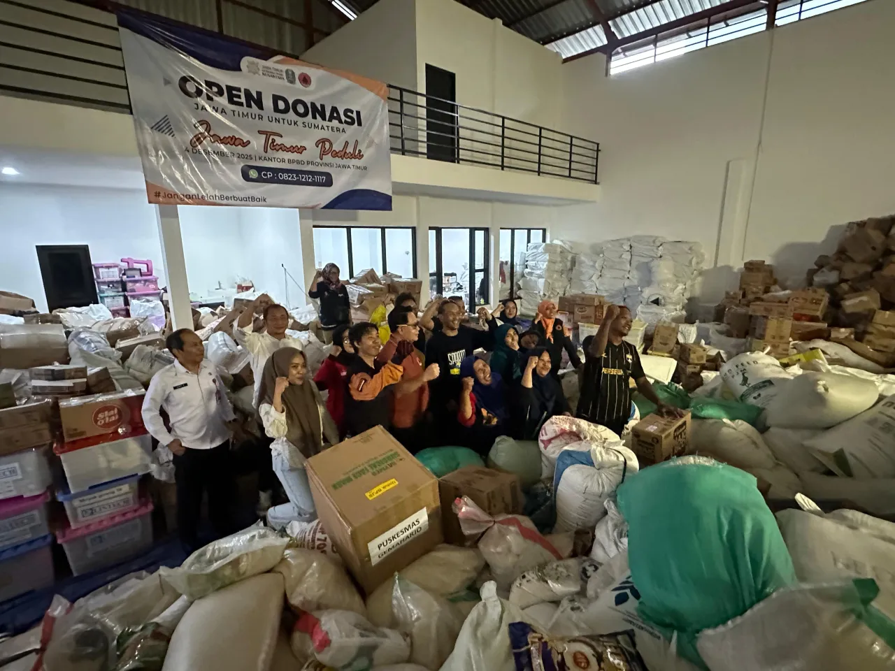 BPBD Kirim 140 Ton Bantuan Dari Pemprov hingga Warga Jatim Untuk Sumatera-Aceh