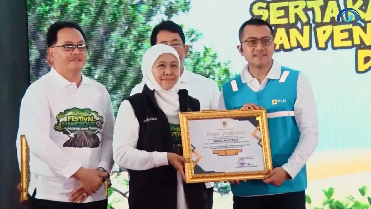 Dukung Transisi Energi Bersih, PLN UID Jatim Raih Penghargaan Pemprov Jatim di Festival Mangrove Pacitan