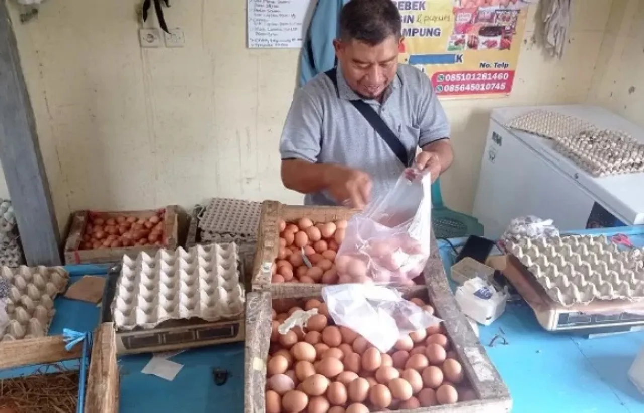 Harga Komoditas Beras dan Telur di Pasar Jombang Naik Jelang Nataru