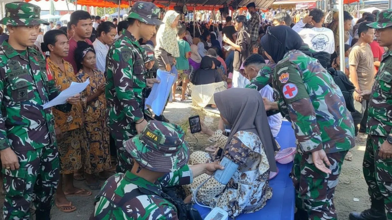 Atasi Penanganan Bencana Sumatera, TNI Kerahkan 30.864 Personel, Belum Polri