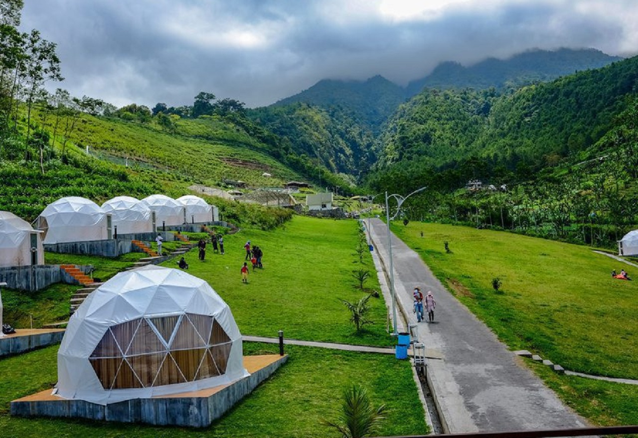 Lembah Indah Malang yang terletak di lereng Gunung Kawi, Desa Balesari, Kecamatan Ngajum, Kabupaten Malang. SP/ MLG