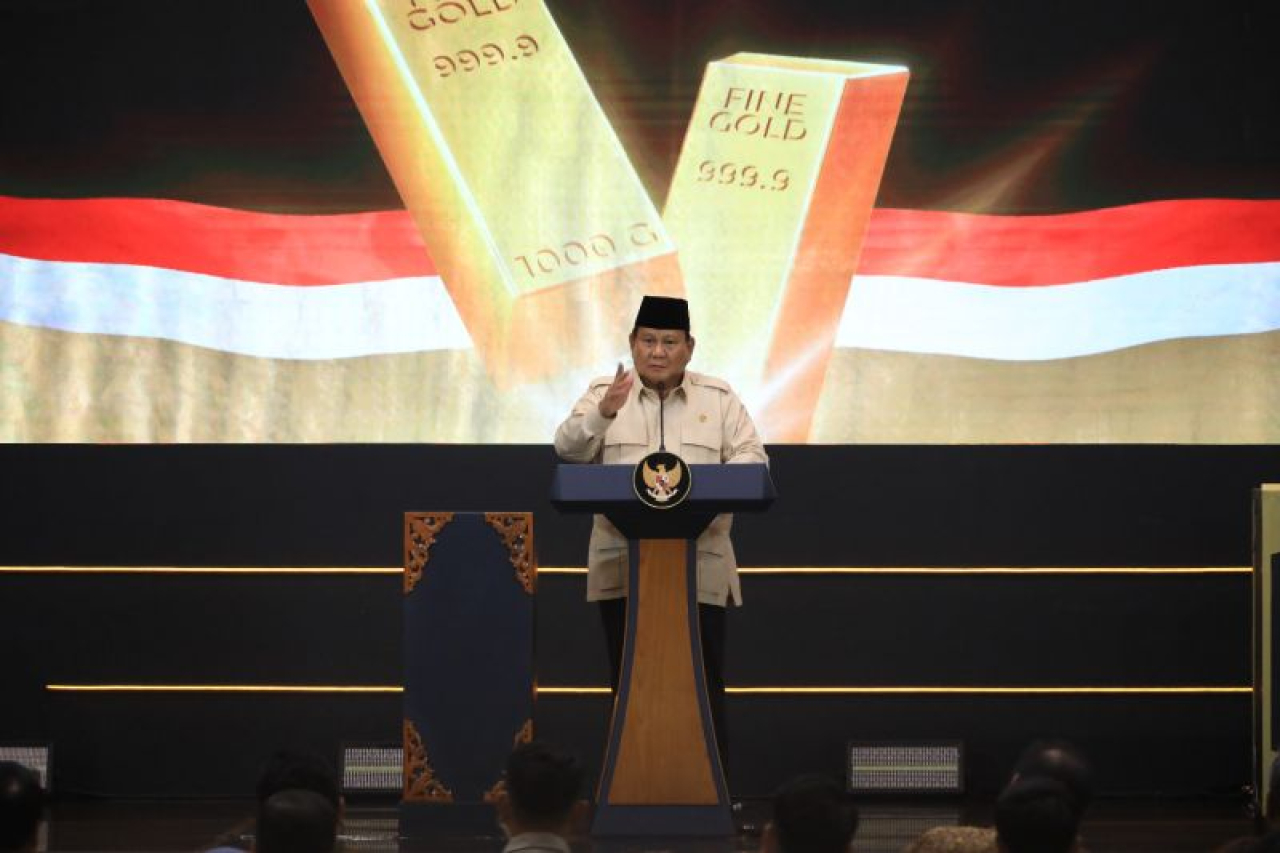 Presiden RI Prabowo Subianto telah meresmikan Layanan Bank Emas Pegadaian dan Bank Syariah Indonesia (BSI) pada Rabu (26/2) di The Gade Tower (Kantor Pusat Pegadaian), Jakarta.