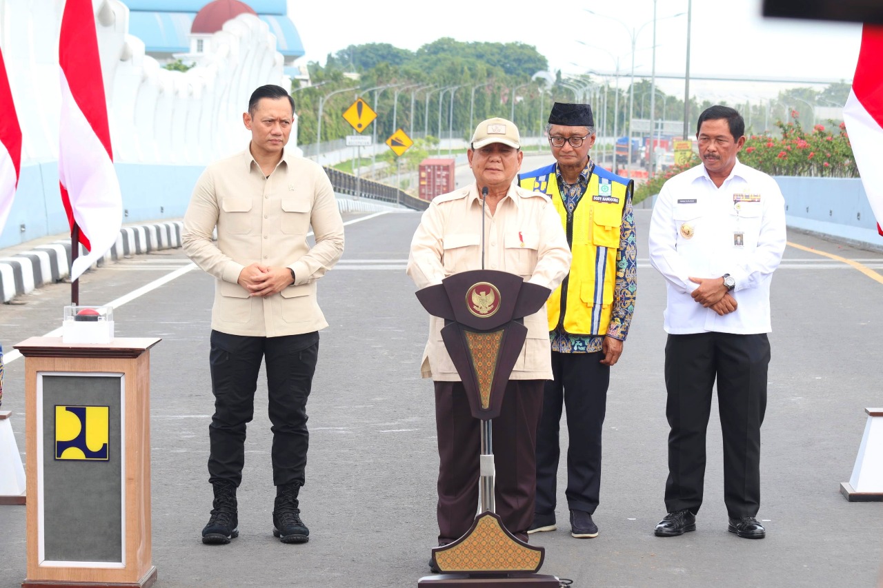Presiden RI Prabowo Subianto meresmikan Flyover Madukoro di Kota Semarang, Jawa Tengah, pada 11 Desember 2024 lalu. SP/SIG