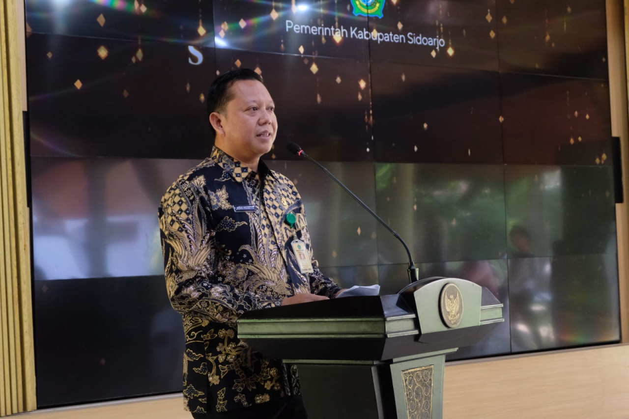 Kepala Dinas Perpustakaan dan Arsip Pemkab Sidoarjo Ridho Prasetyo S.STP, M.AP