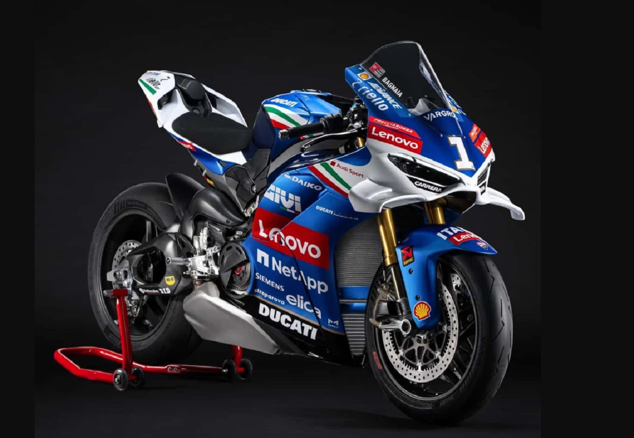 Ducati Panigale V4 Panigale Tricolore edisi khusus Francesco Bagnaia. SP/ JKT