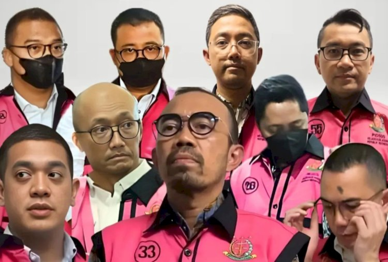 Para petinggi dan pejabat Pertamina Patra Niaga, dan grup Pertamina, yang menjadi tersangka korupsi tata kelola minyak mentah, diduga membuat WA Grup orang-orang senang.