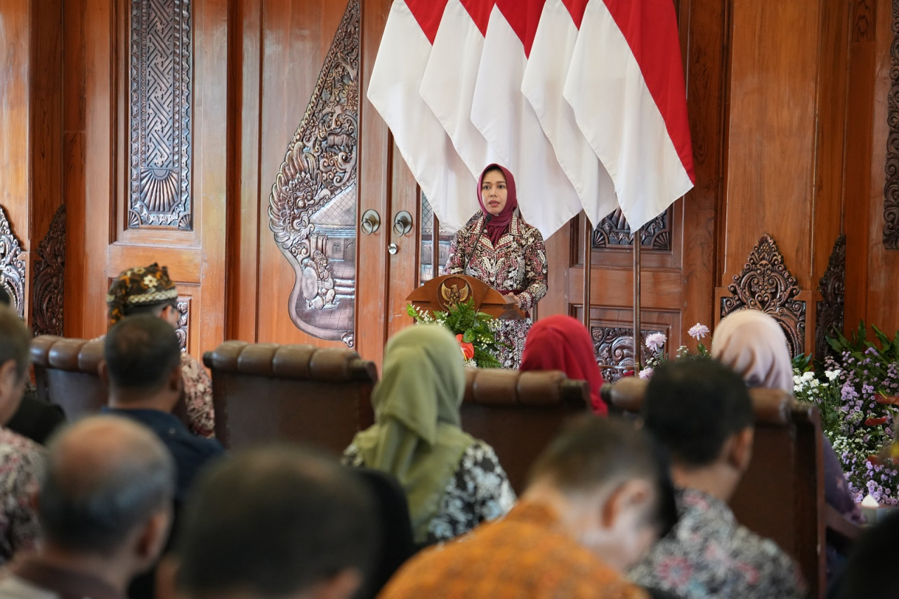 Wali Kota Mojokerto saat membuka Musrenbang RKPD Kota Mojokerto tahun 2026. SP/Dwy AS