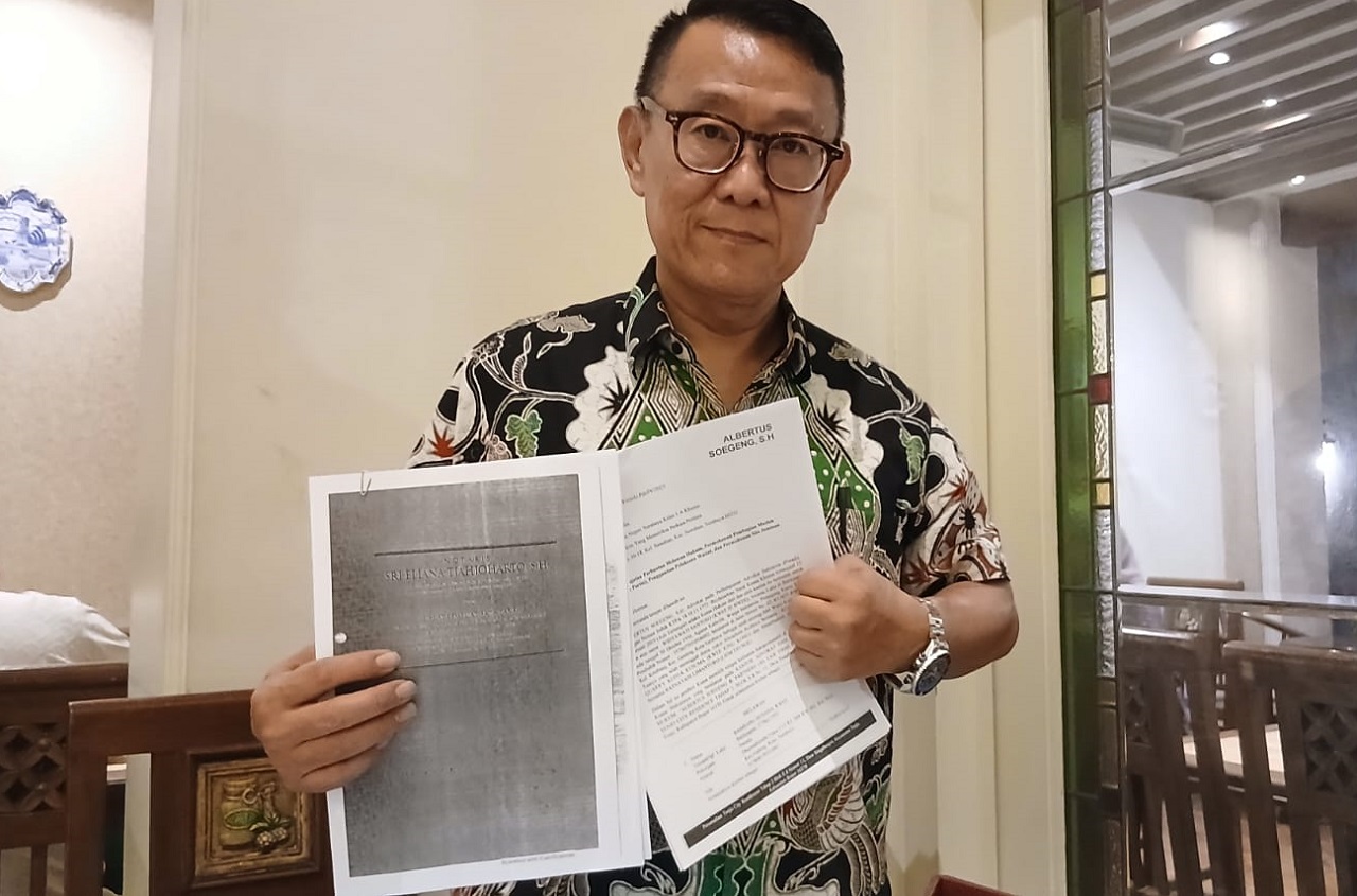 Kuasa hukum Widyawati, Albertus Soegeng. SP/ BUDI