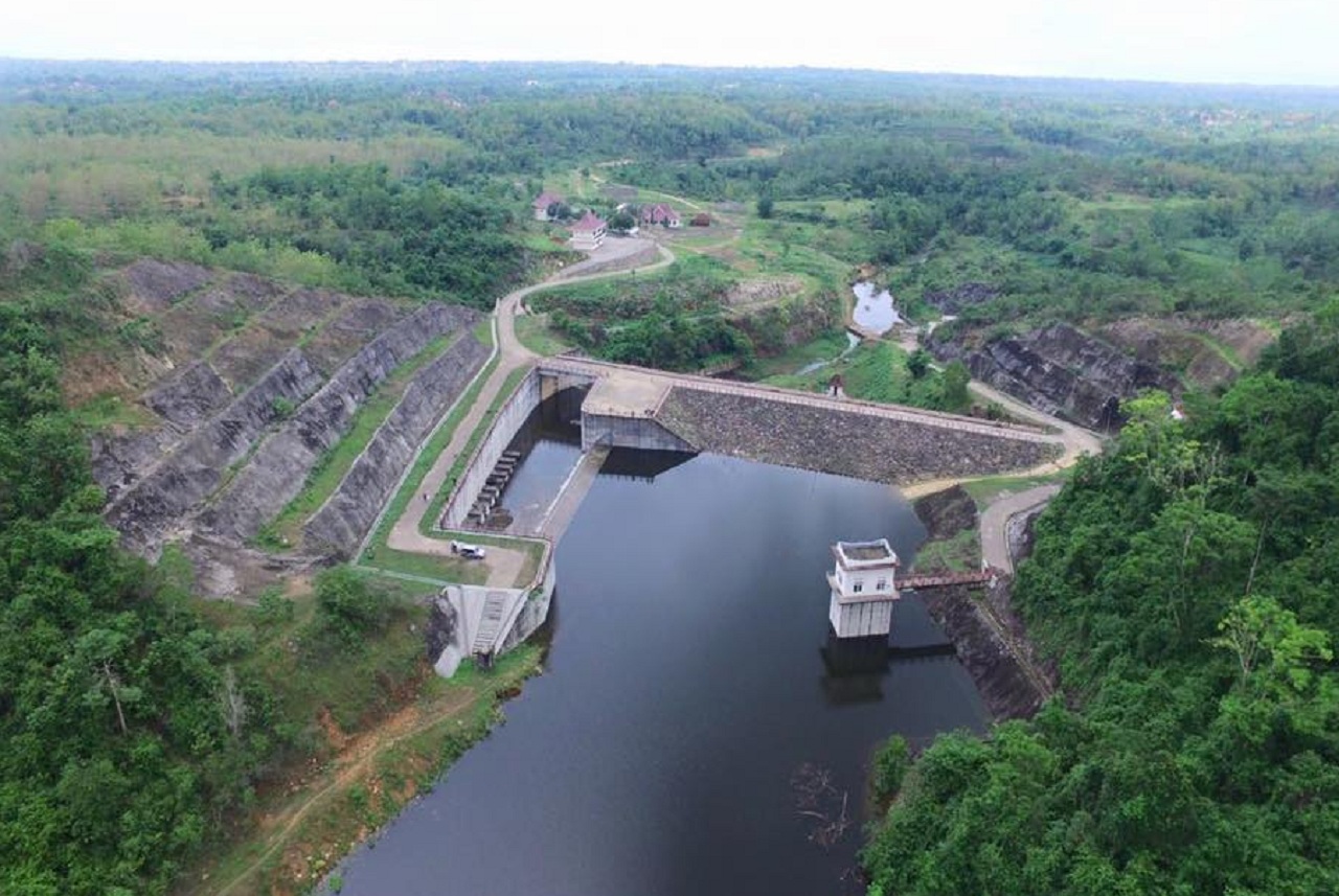 Waduk Nipah di Desa Montor, Kecamatan Banyuates, Kabupaten Sampang, Jawa Timur. SP/ SMP
