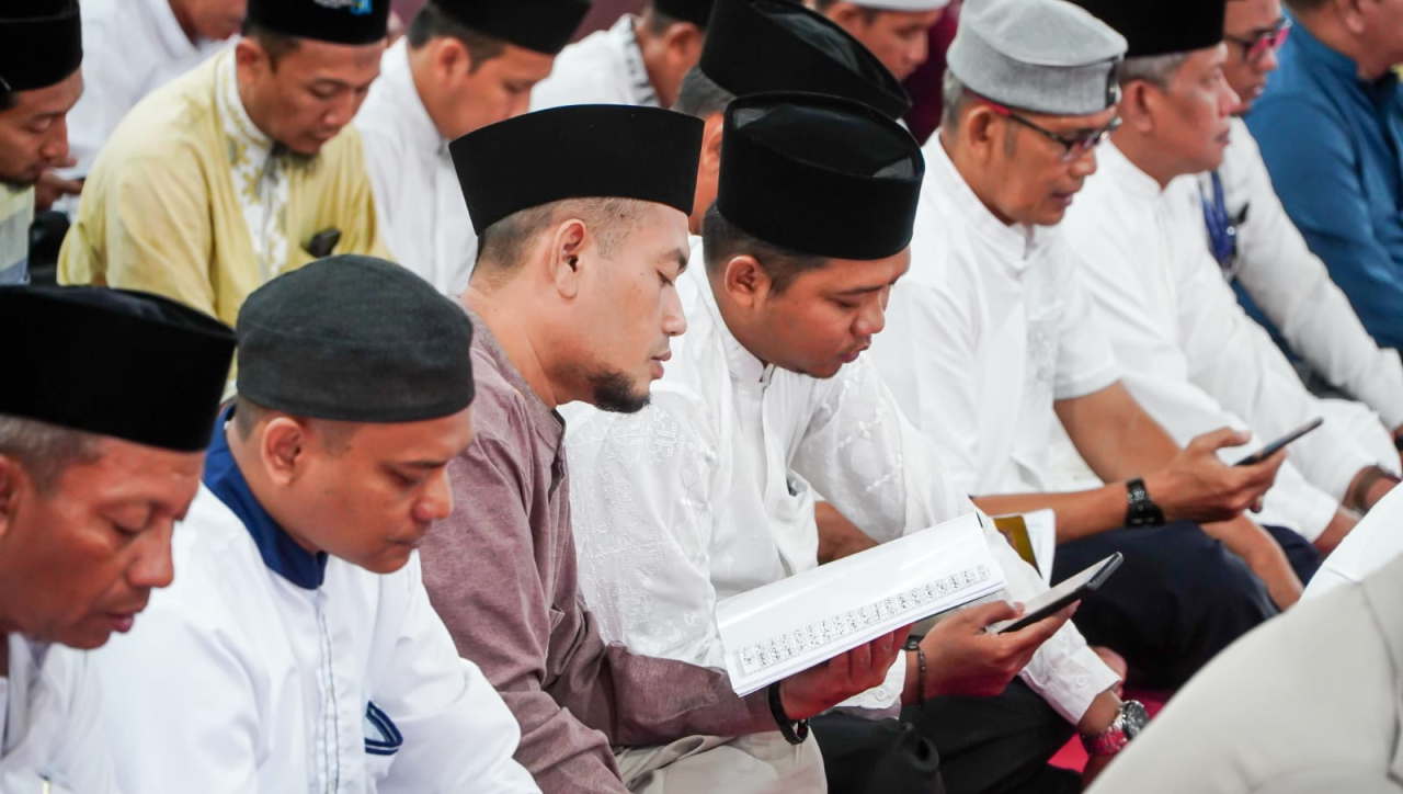 Khotmil Qur'an mengawali kegiatan serangkaian HJL tahun 2025 ini. SP/IST