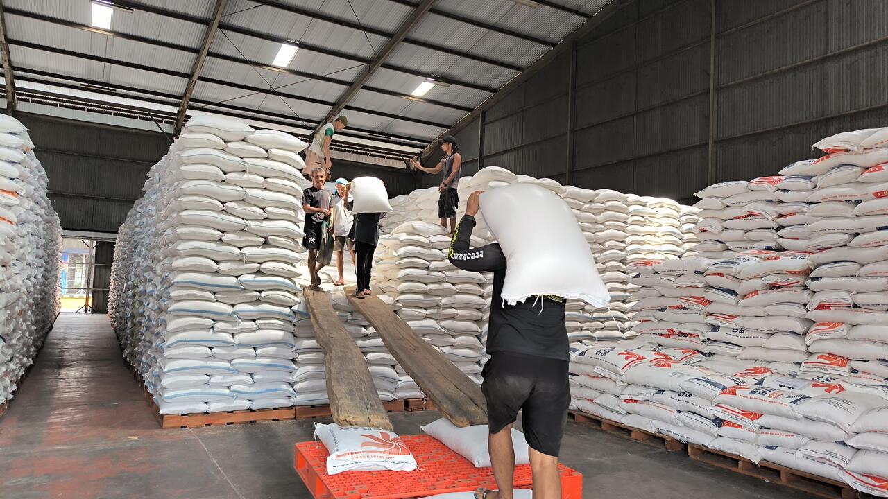 Bulog Jatim bakal sewa gudang untuk mendorong serapan gabah/beras lebih maksimal. SP/ NI