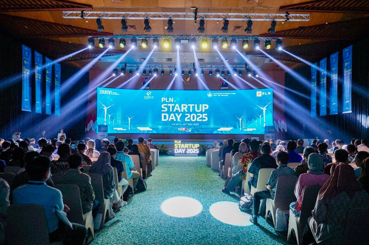 Suasana gelaran PLN Startup Day 2025, di Kantor Pusat PLN, Jakarta, Rabu (21/5/2025). Foto/Humas PLN
