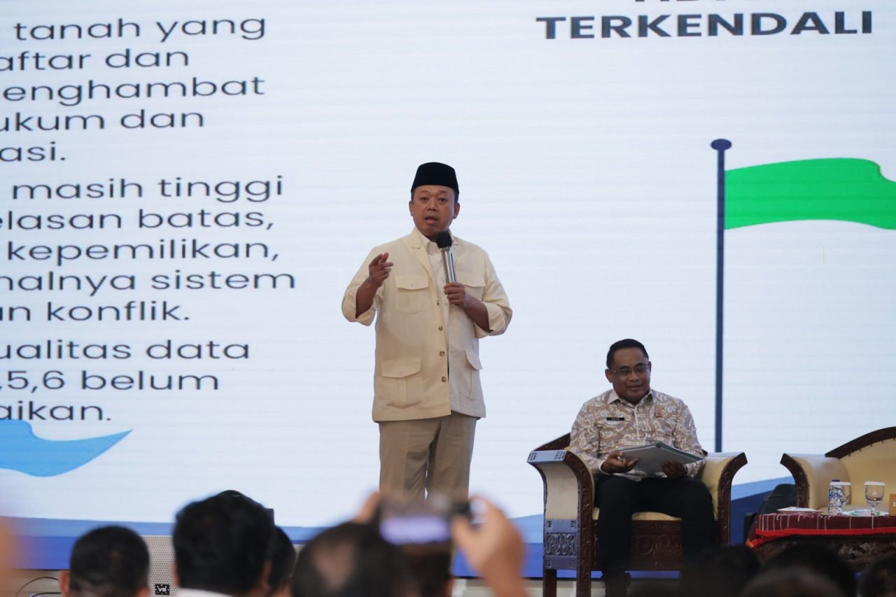 Menteri Agraria dan Tata Ruang/Kepala BPN Nusron Wahid.