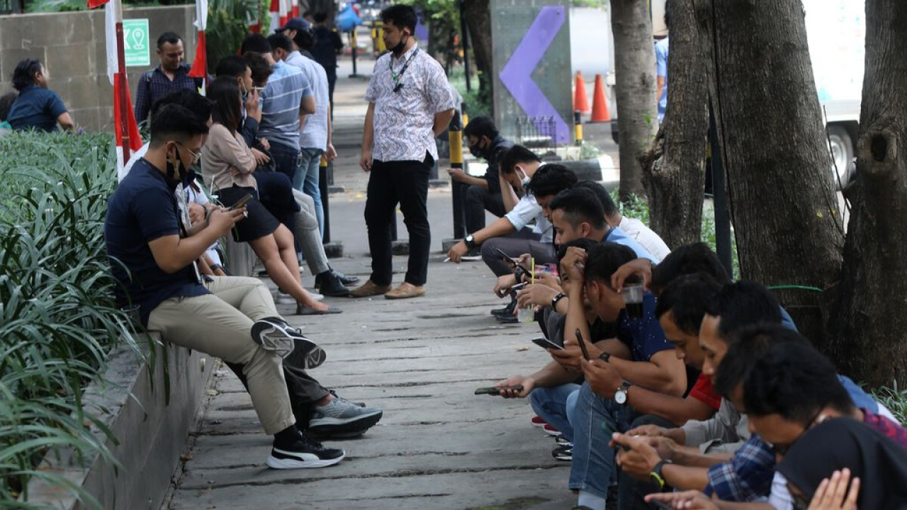 Dalam catatan Badan Pusat Statistik bahwa warga kelas menengah Indonesia dinyatakan menurun dalam lima tahun terakhir. Foto: akbar nugroho gumay