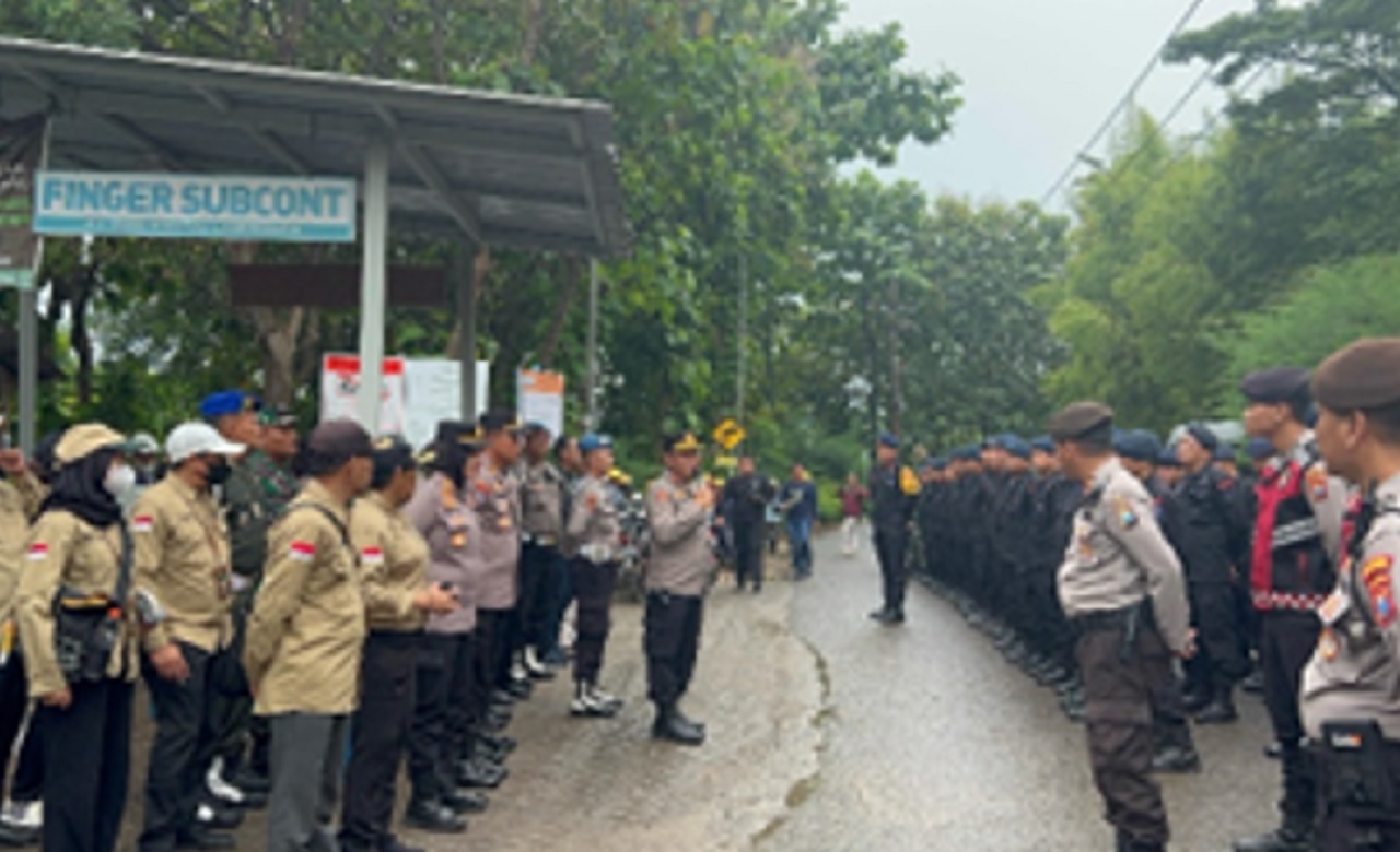 Pengadilan Negeri (PN) Lamongan melaksanakan eksekusi lahan seluas 29 hektare milik PT Lamongan Marine Industry (PT LMI) pada Jumat (20/6/2025). SP/ LM