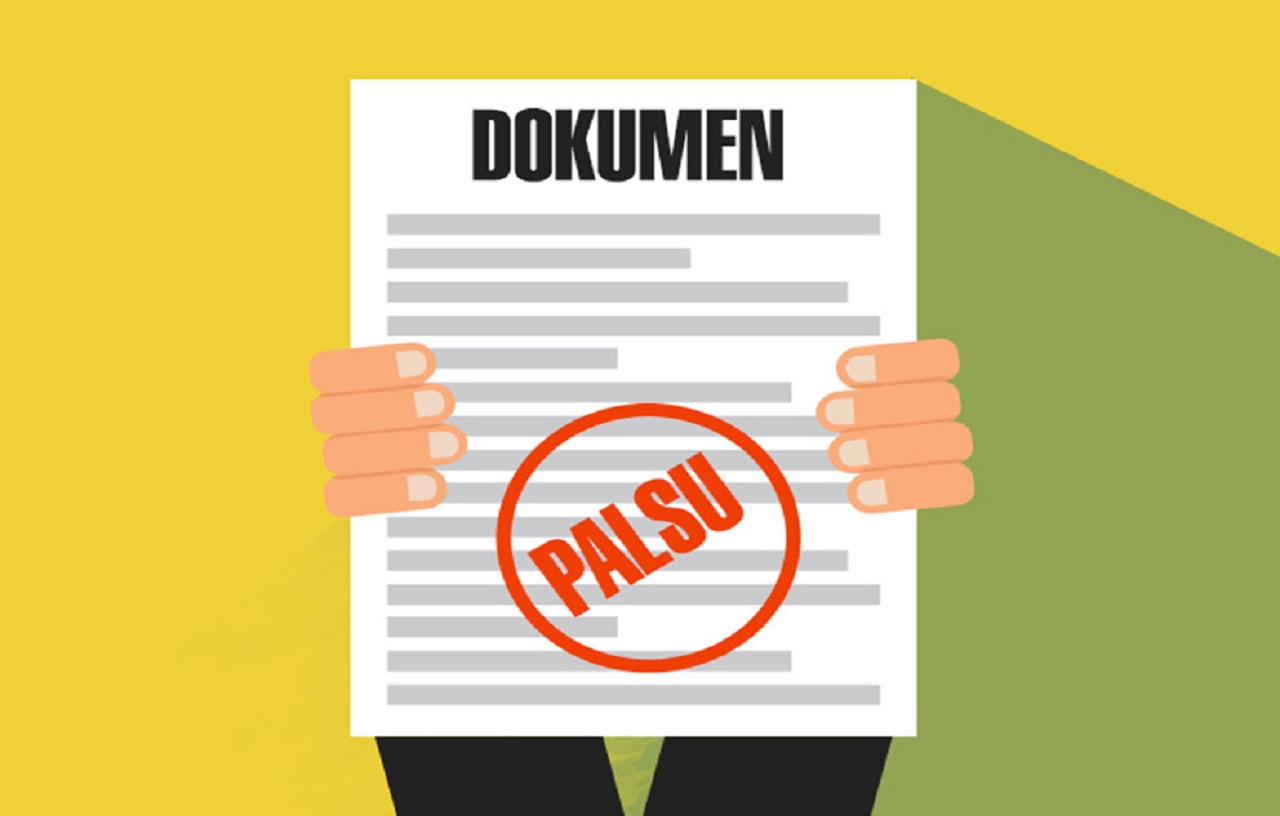 Ilustrasi. Pemalsuan dokumen surat. SP/ GRS