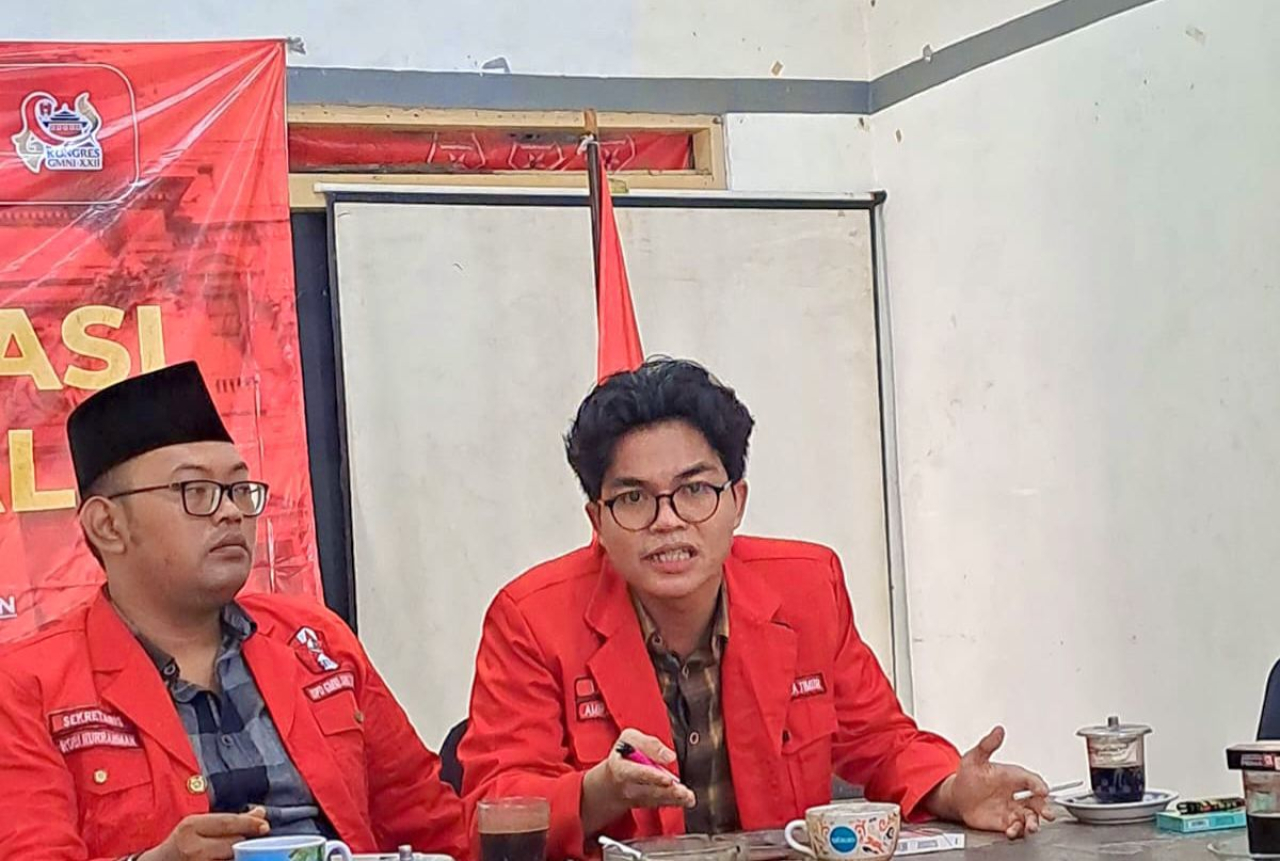 Ketua DPD GMNI Jawa Timur, Amir Mahfut dalam acara konsolidasi bersama DPC se-Jawa Timur beberapa waktu lalu. SP/IST
