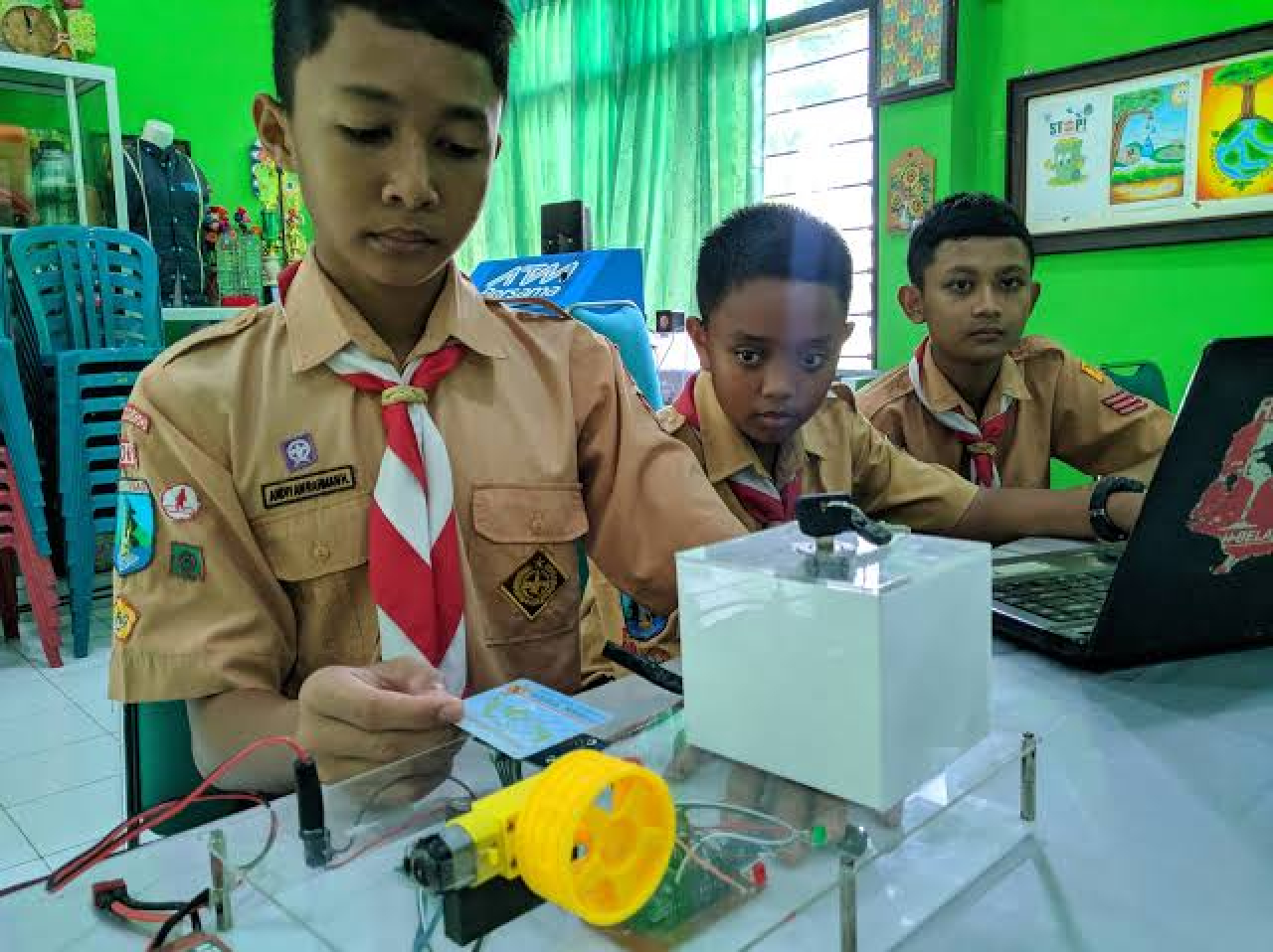 Siswa SMP Negeri di Ponorogo. SP/ PNG