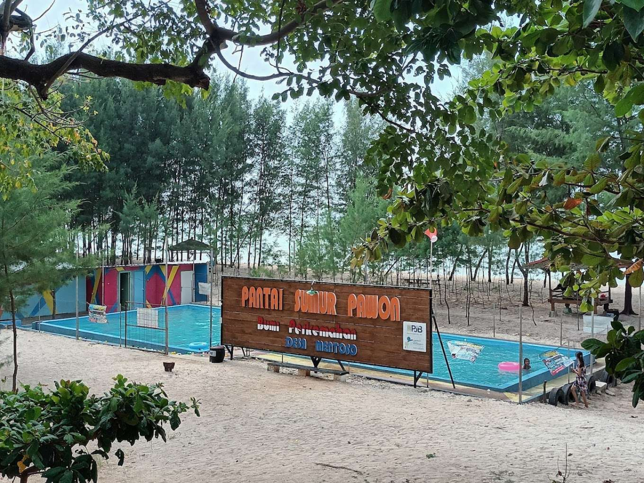 Destinasi wisata Pantai Sumur Pawon. SP/ TBN