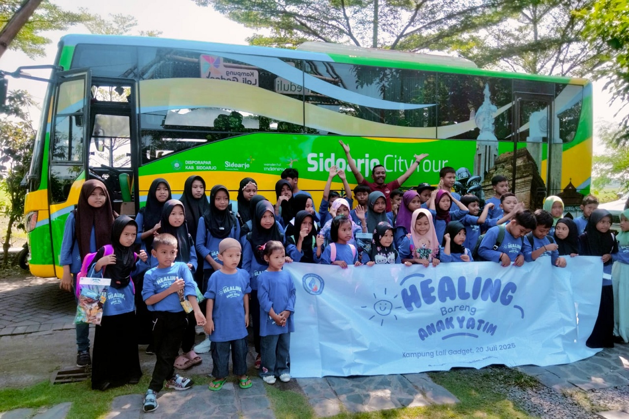 Objek wisata edukatif Kampung Lali gaget, di kawasan Desa Pagerngumbuk, Kecamatan Wonoayu. SP/ HANDOKO