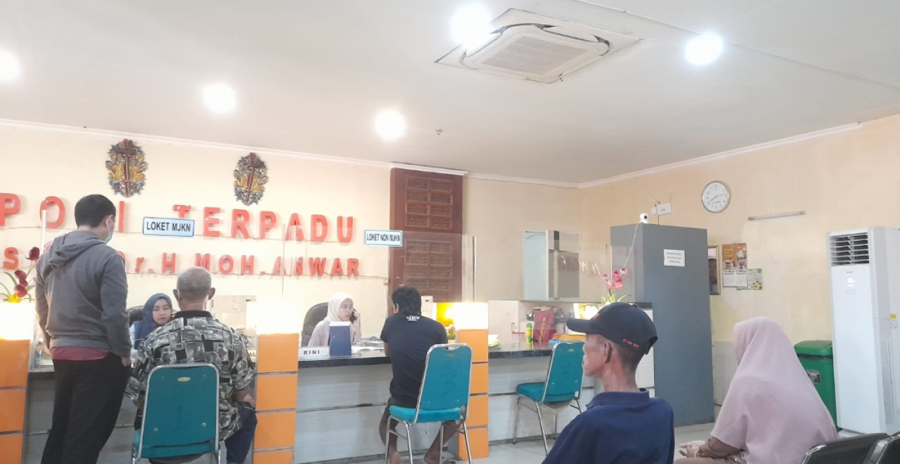 Suasana di RSUD dr. Moh. Anwar Sumenep.