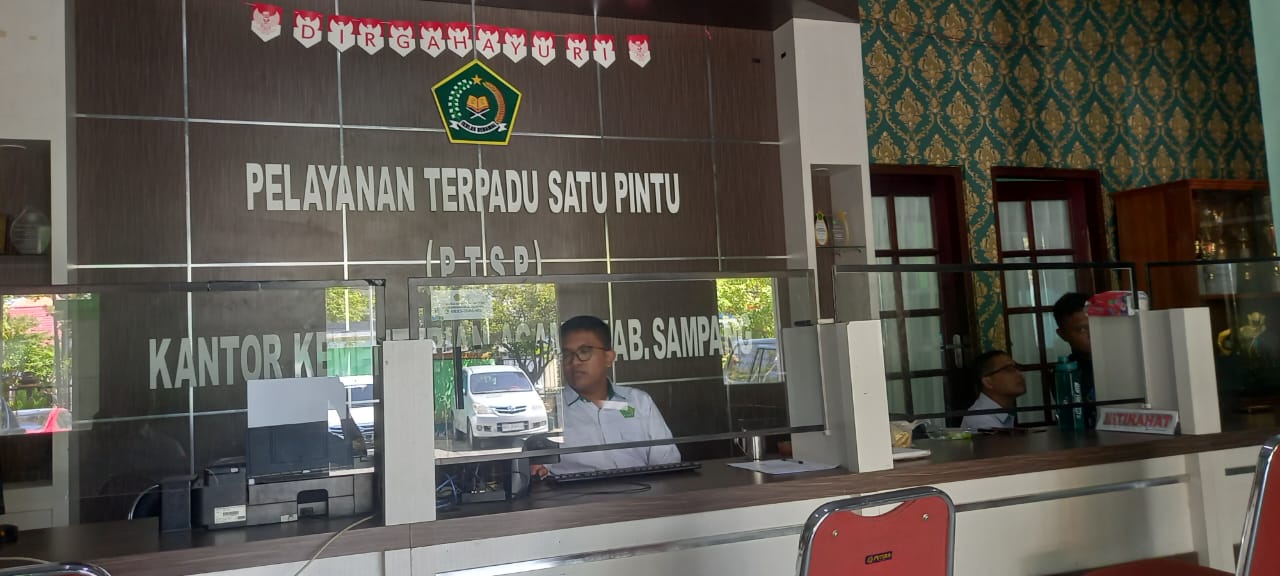 Kantor Kementerian Agama Kabupaten Sampang.