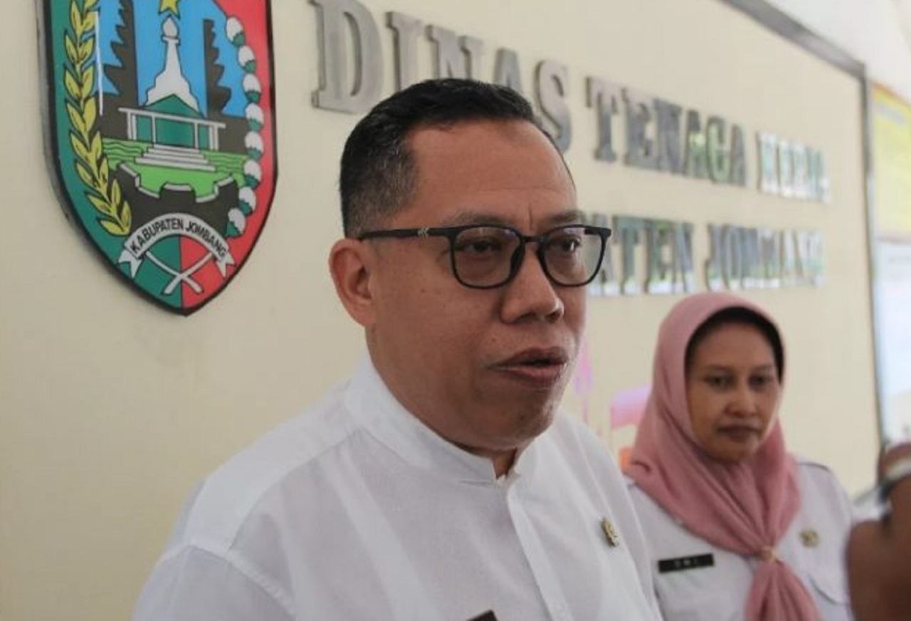 Kepala Disnaker Jombang, Isawan Nanang Risdiyanto. SP/ JBG