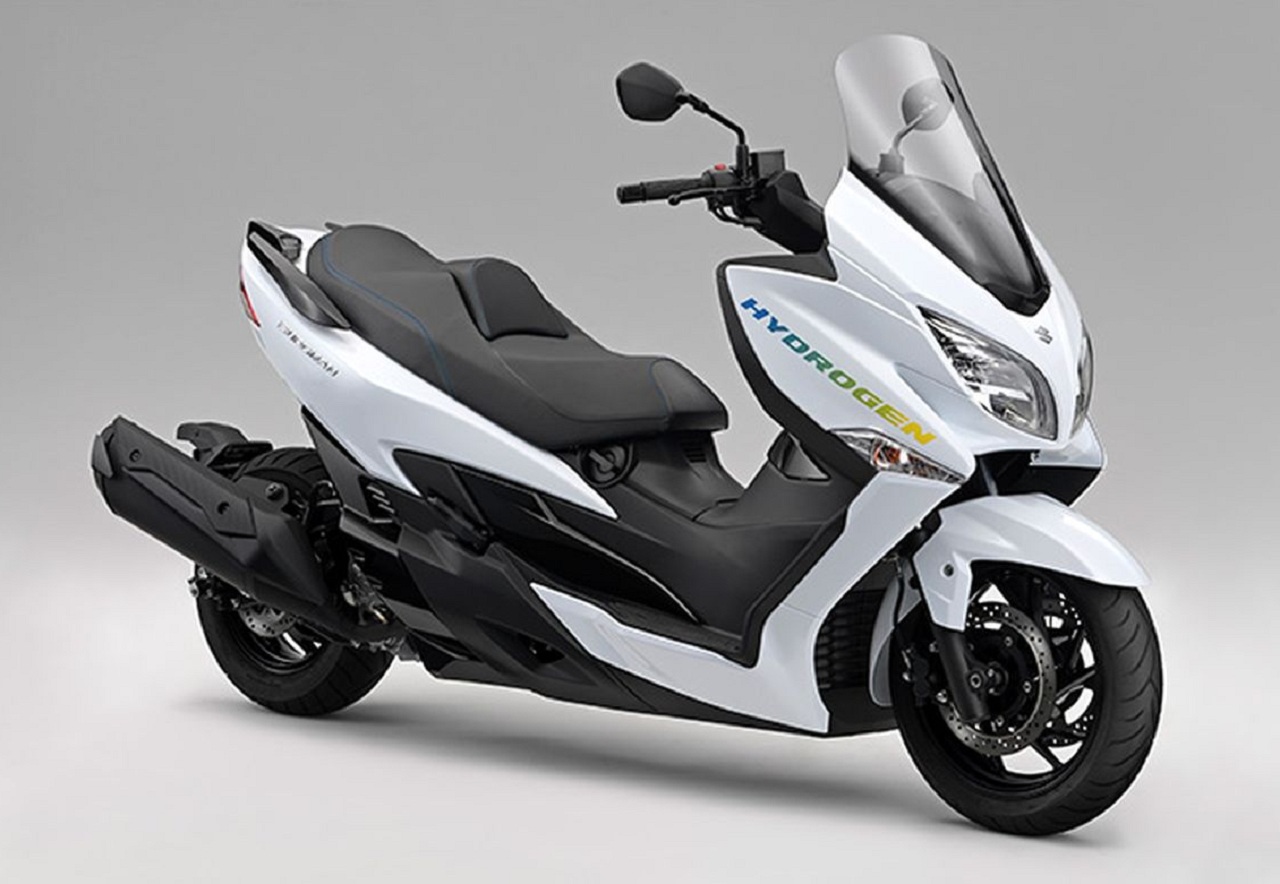 Motor Burgman berbahan bakar hidrogen. SP/ JKT