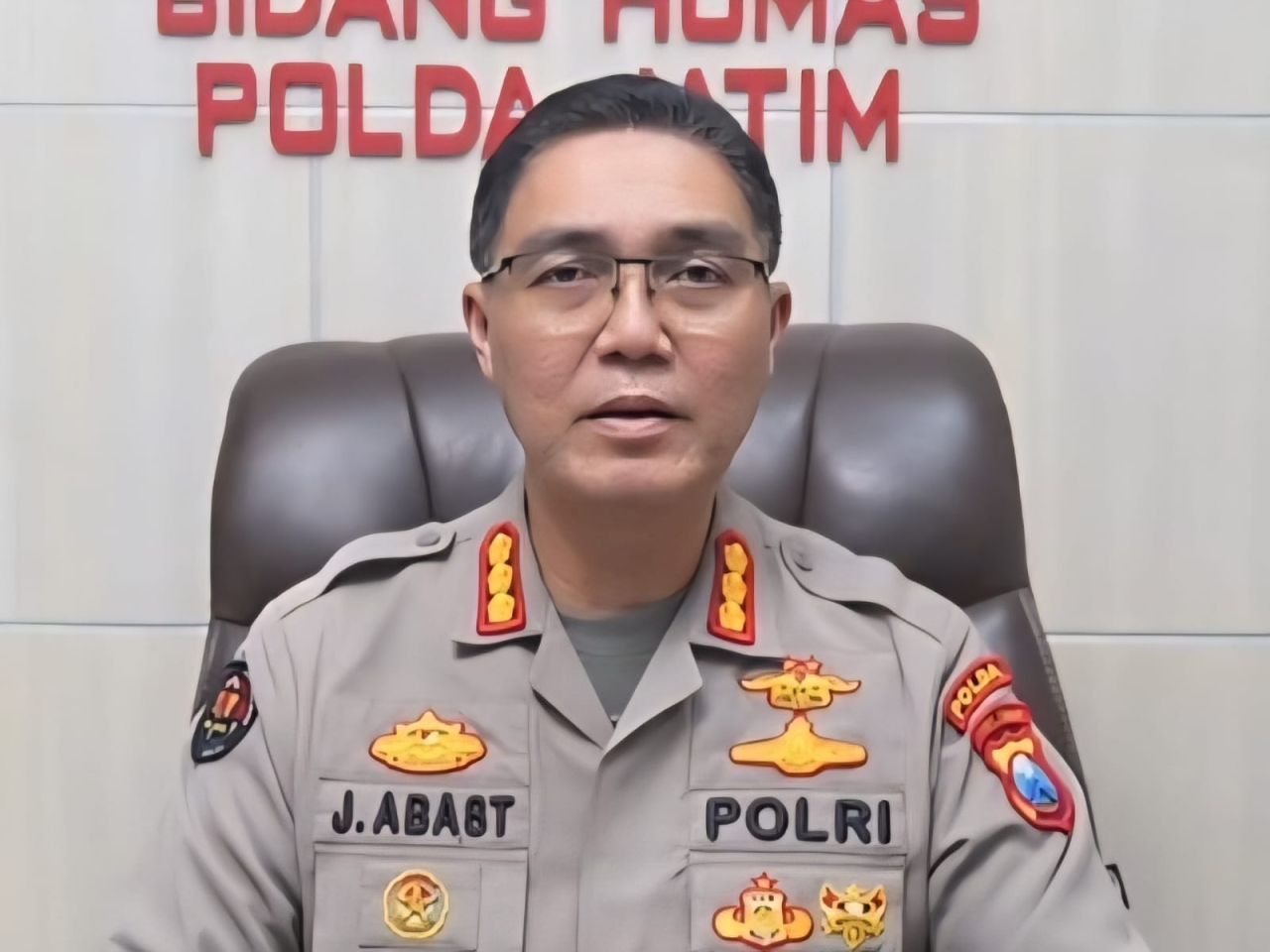 Kabid Humas Polda Jatim, Kombes Pol Jules Abraham Abast