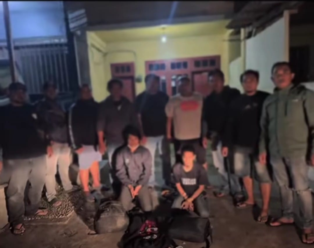 Kedua terduga pelaku pembunuhan diamankan polisi kurang dari 24 jam. SP/Lestariono