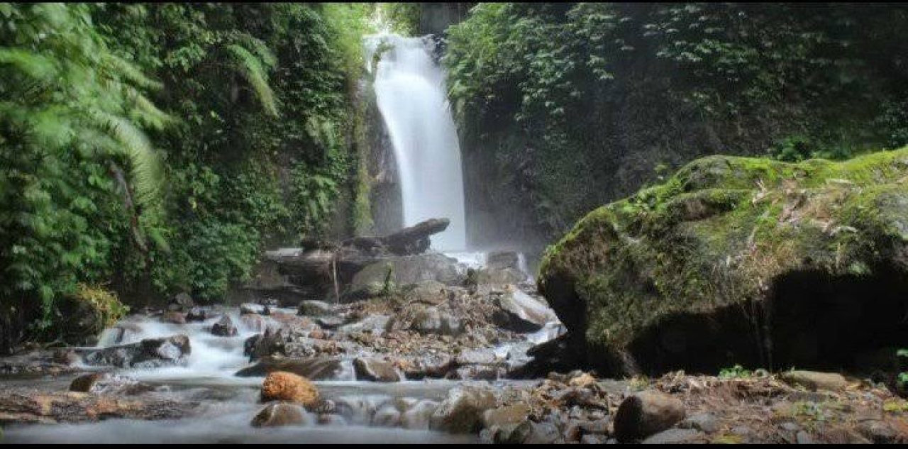 Terjun Lawe atau Coban Lawe, yang terletak di Desa Krisik, Kecamatan Pudak, Ponorogo. SP/ PNG