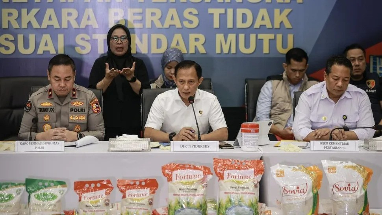 Bareskrim Polri hingga Rabu (6/8/2025) sudah menetapkan 6 bos pengoplos beras menjadi tersangka. Hanya saja, para tersangka masih belum dilakukan penahanan.