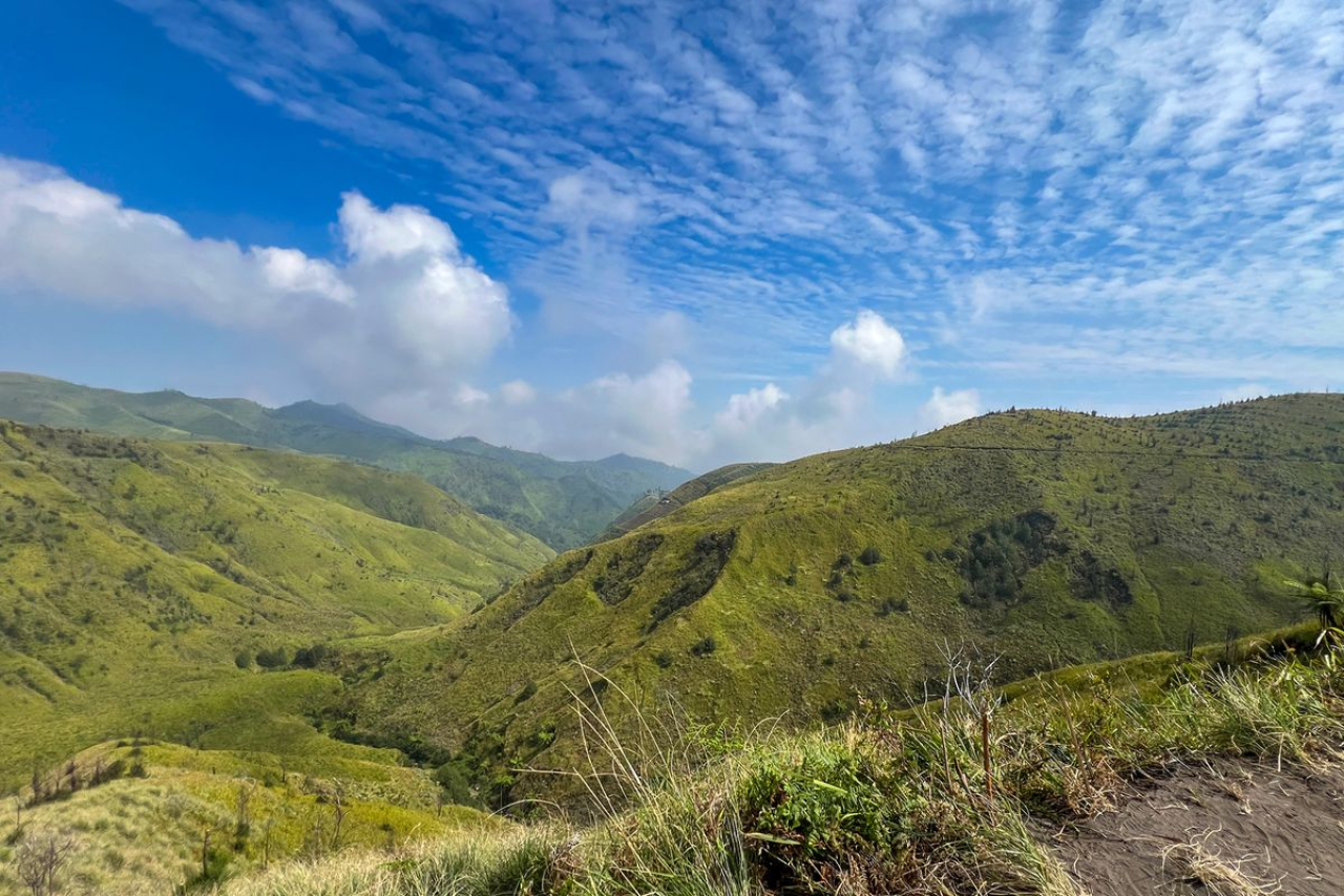 Bukit Premium terletak di Dusun Kandang Sari, Desa Mororejo, Kecamatan Tosari, Kabupaten Pasuruan, tepat di lereng Gunung Bromo. SP/ PSR