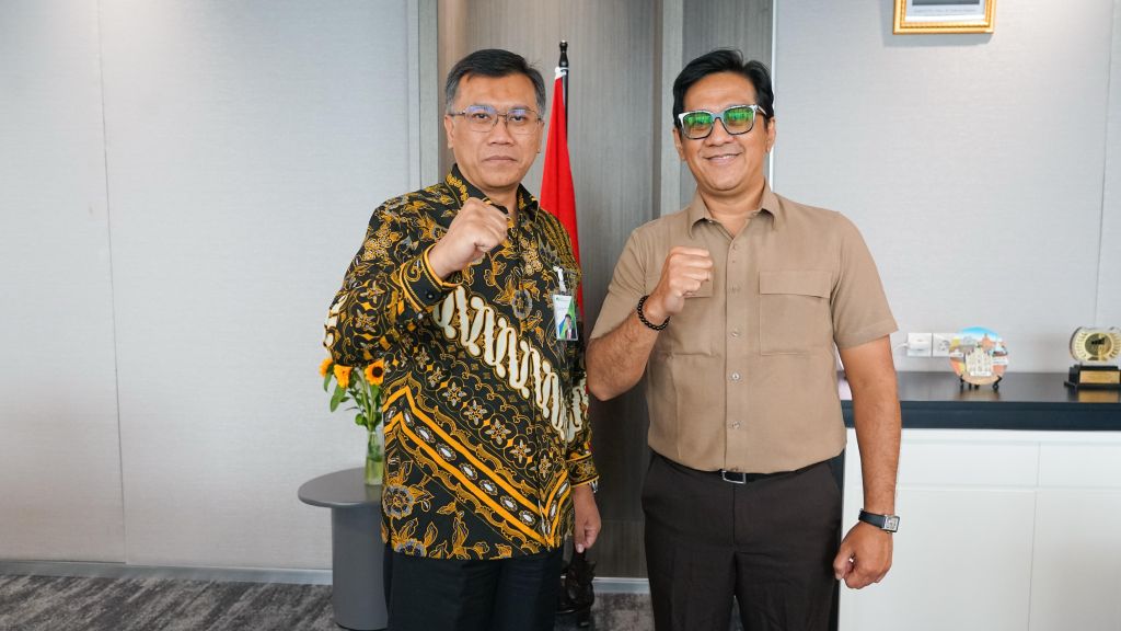 Artis dan komedian Andre Taulani mengajak seluruh pekerja gabung BPJS Ketenagakerjaan