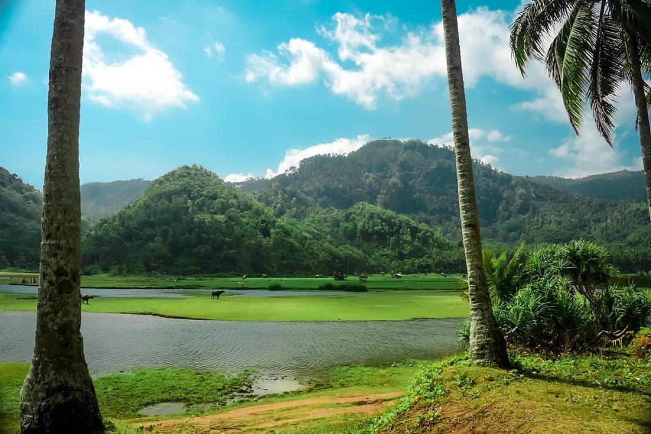 Pantai Ngulungwetan berada di Desa Ngulungwetan, Kecamatan Munjungan, Kabupaten Trenggalek, Jawa Timur. SP/ TRG