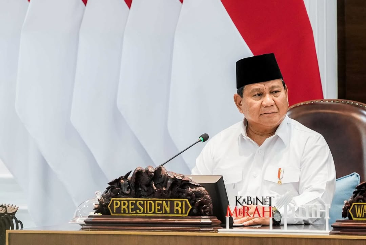 Presiden Prabowo Subianto, meminta untuk seluruh jajarannya bisa menguasai sektor pangan dalam negeri agar bangsa aman.