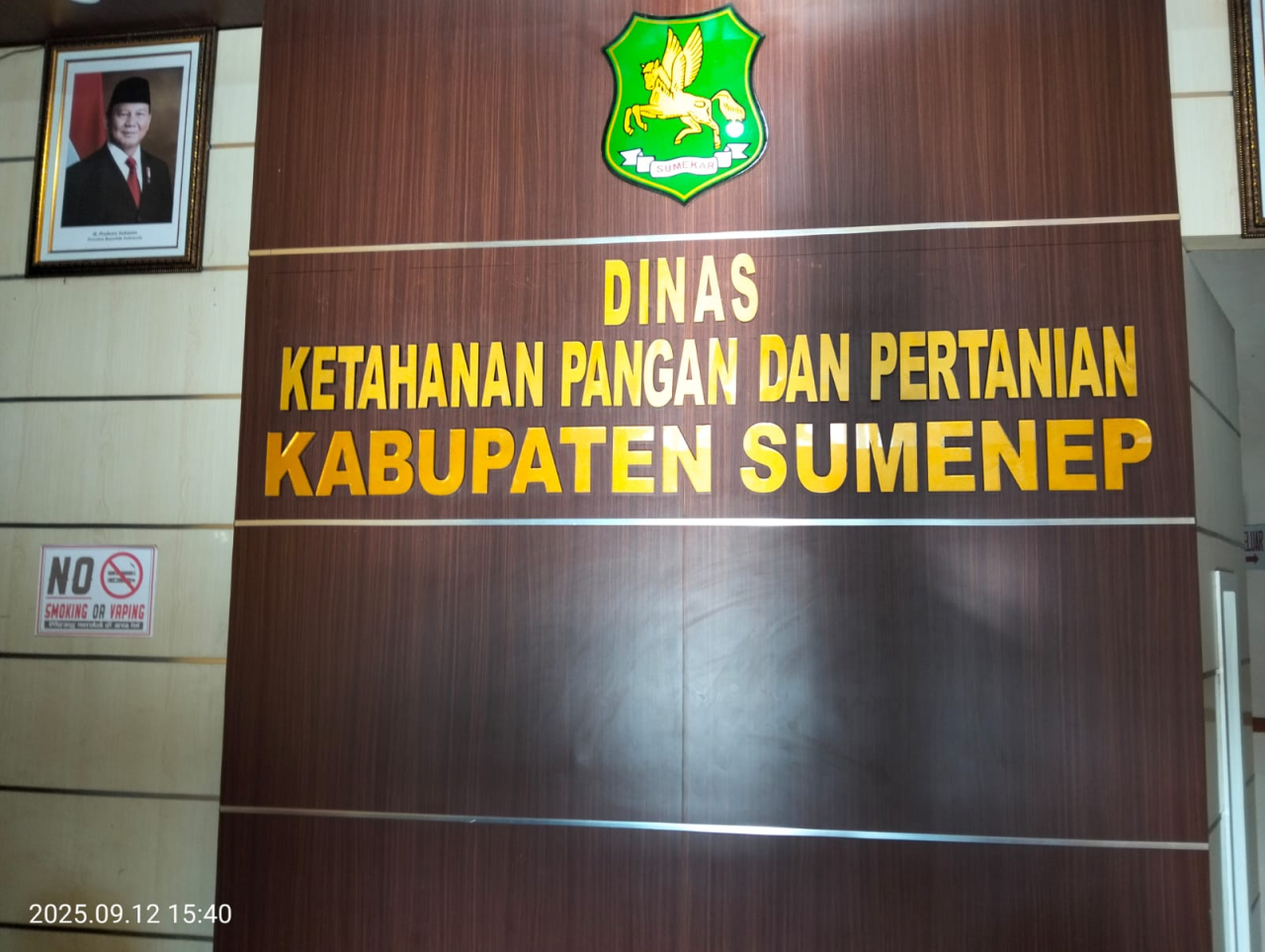 Dinas Ketahanan pangan dan Pertanian (DKPP) Sumenep.