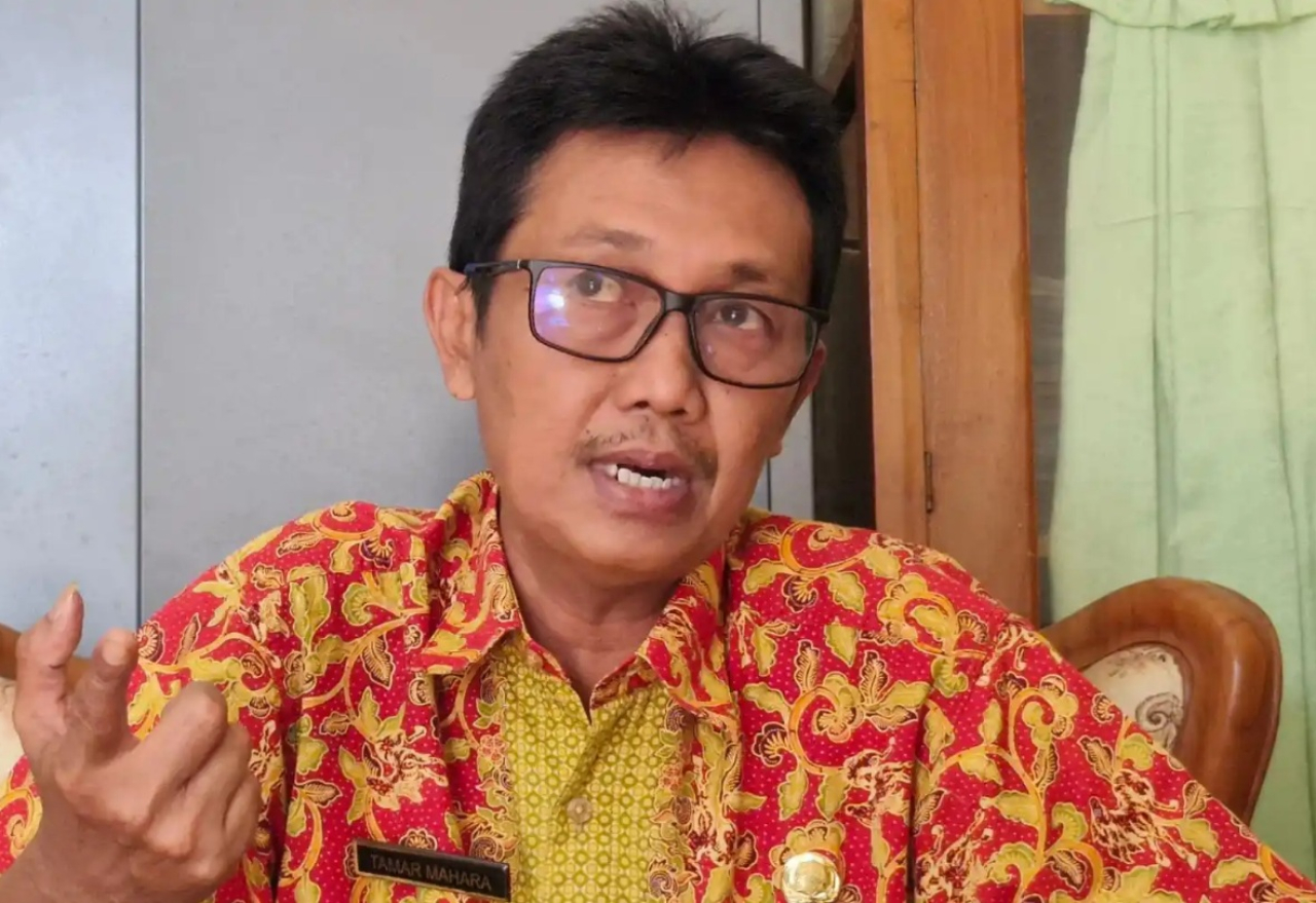 Caption: Kepala Bidang Prasarana dan Sarana Pertanian (PSP) Dinas Pertanian Ponorogo Tamar Mahara. SP/ PNG