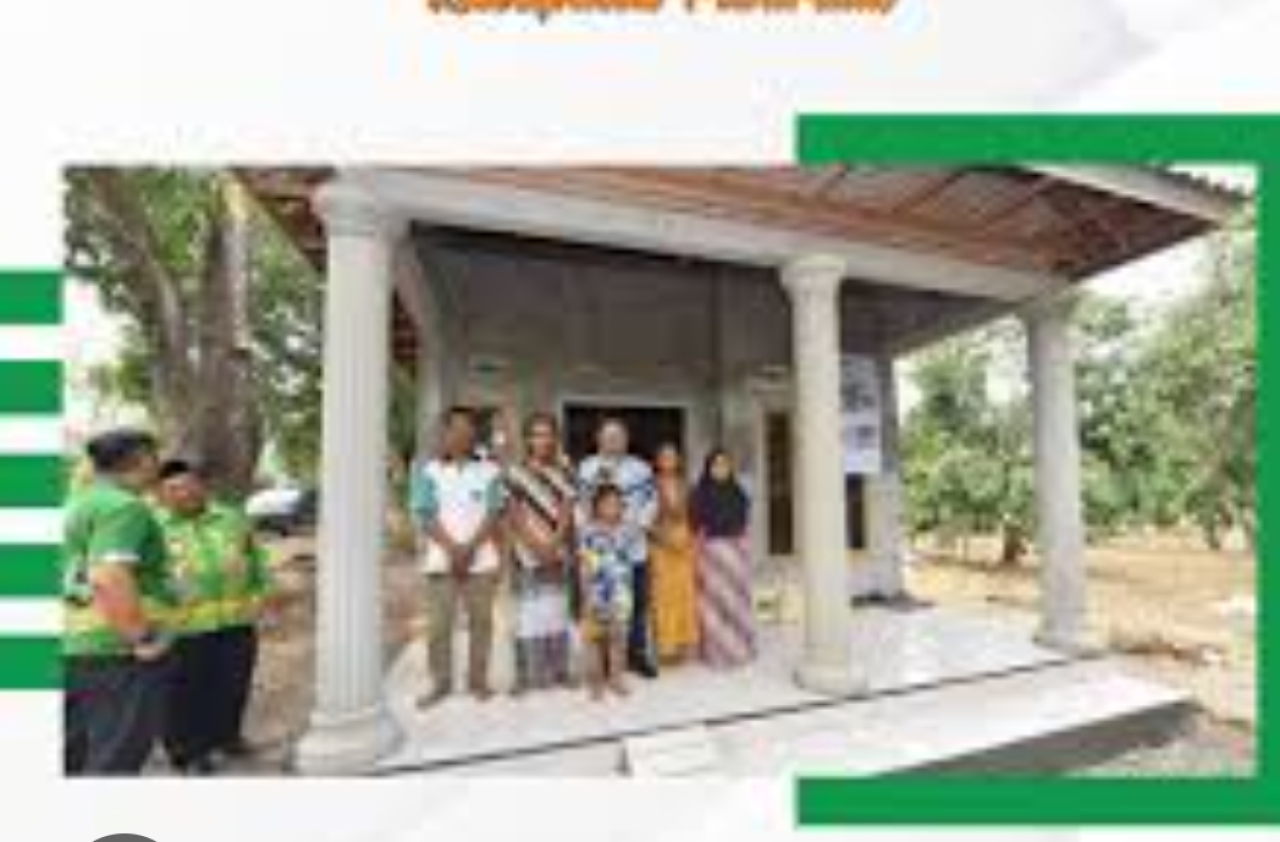 Salah unit rumah program RTLH di kecamatan Bangil kabupaten Pasuruan.