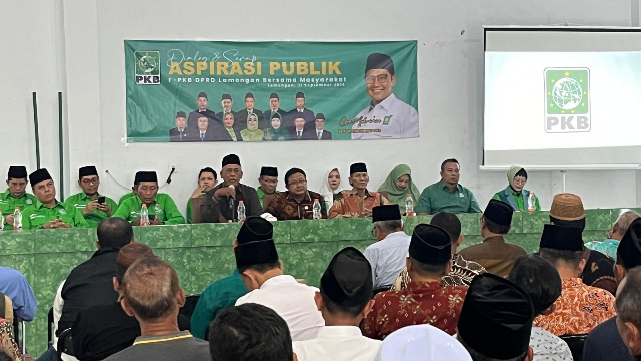 FPKB DPRD Lamongan saat menggelar dialog dan serap aspirasi di kantor PKB setempat. SP/MUHAJIRIN 