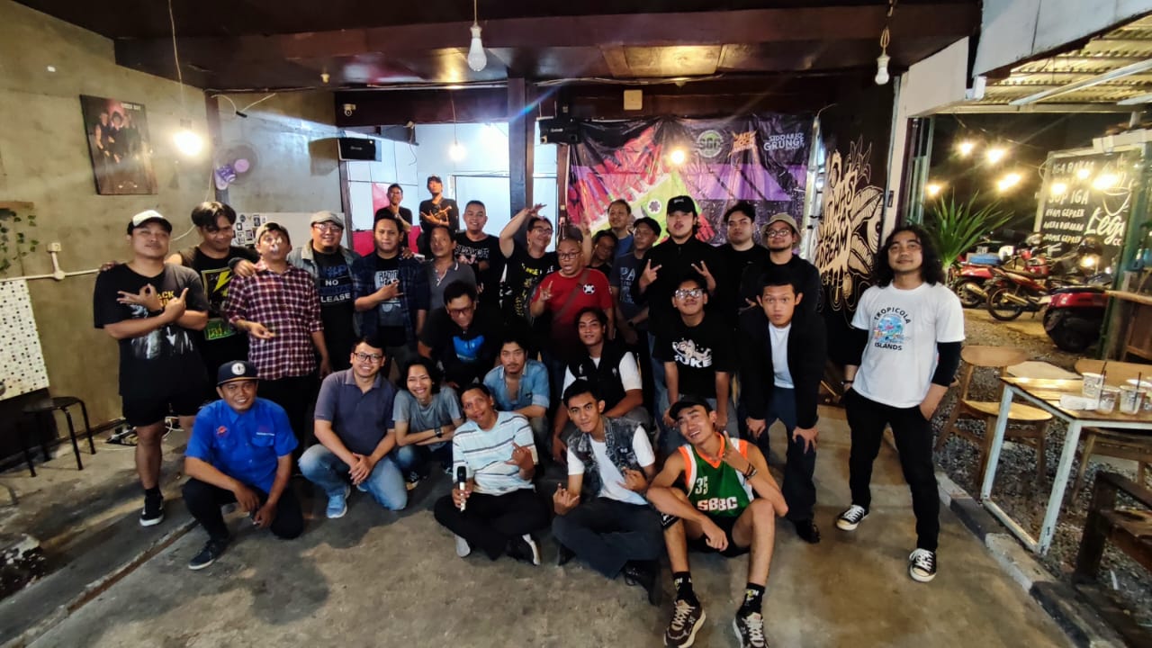 Para seniman yang meramaikan Grunge Boiler Room.