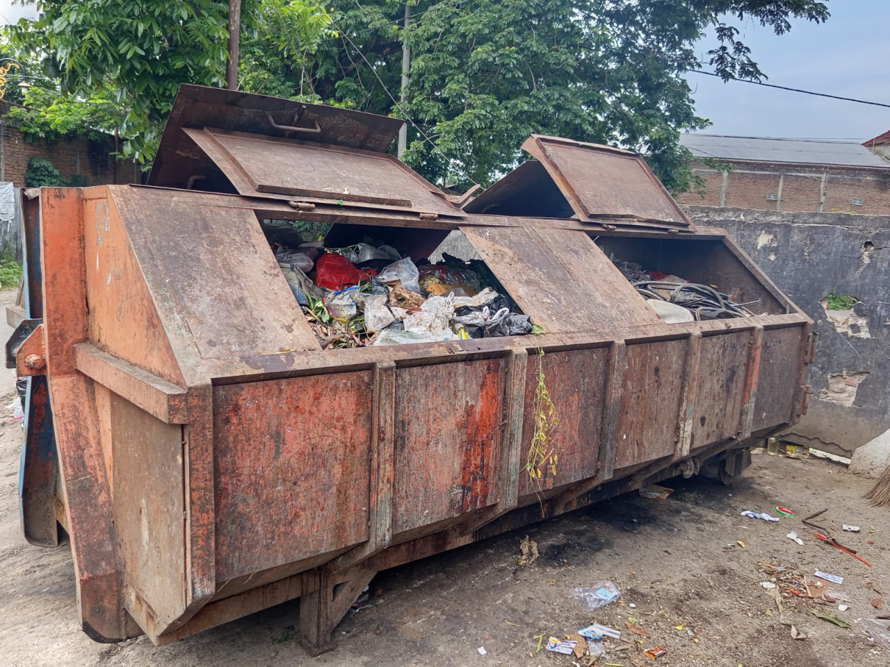 Salah satu bank sampah di KOta Madiun. SP/ MAN