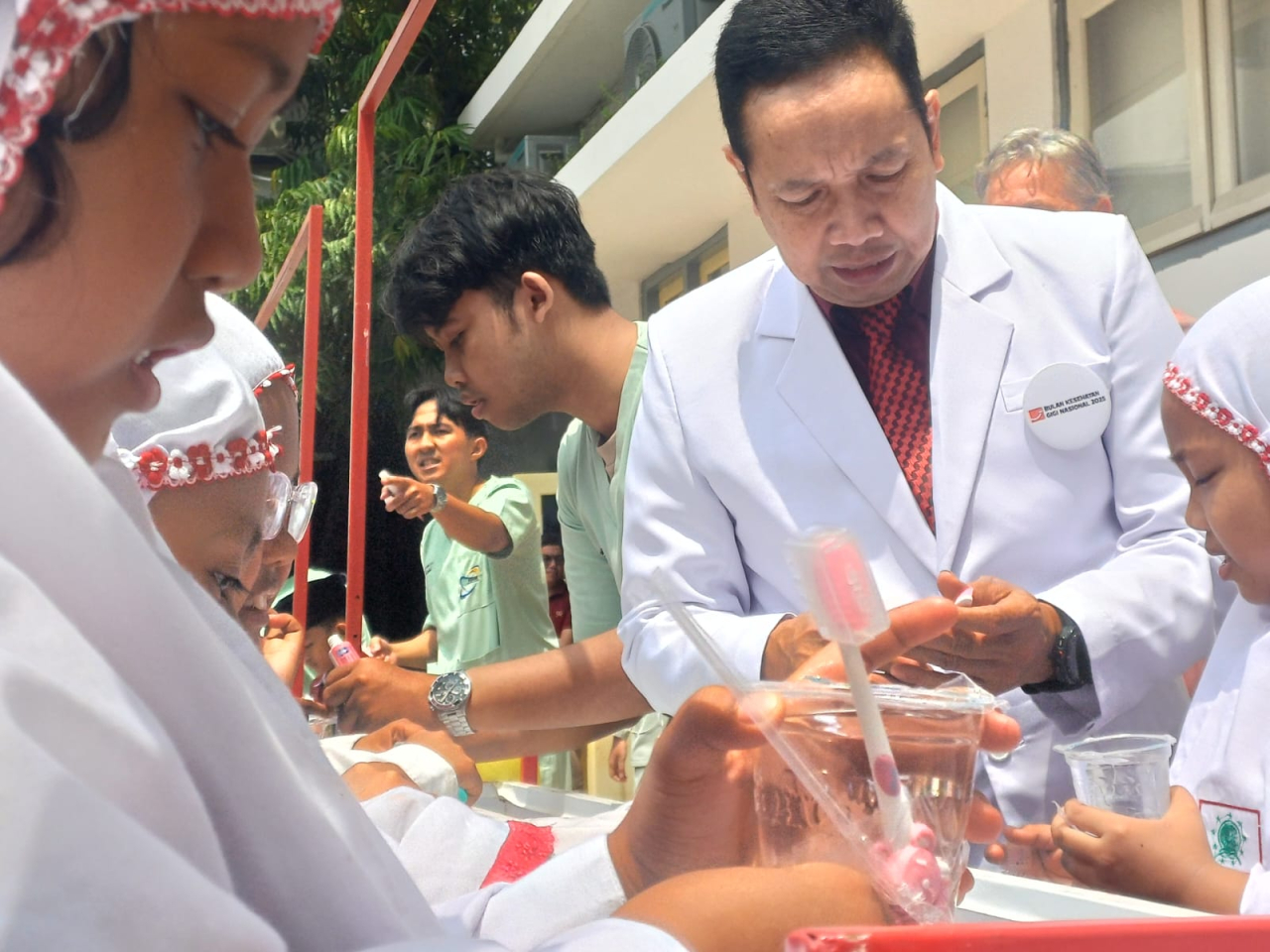 Kegiatan BKGN 2025 di FKG RSGM Universitas Airlangga. SP/ Al Qomaruddin