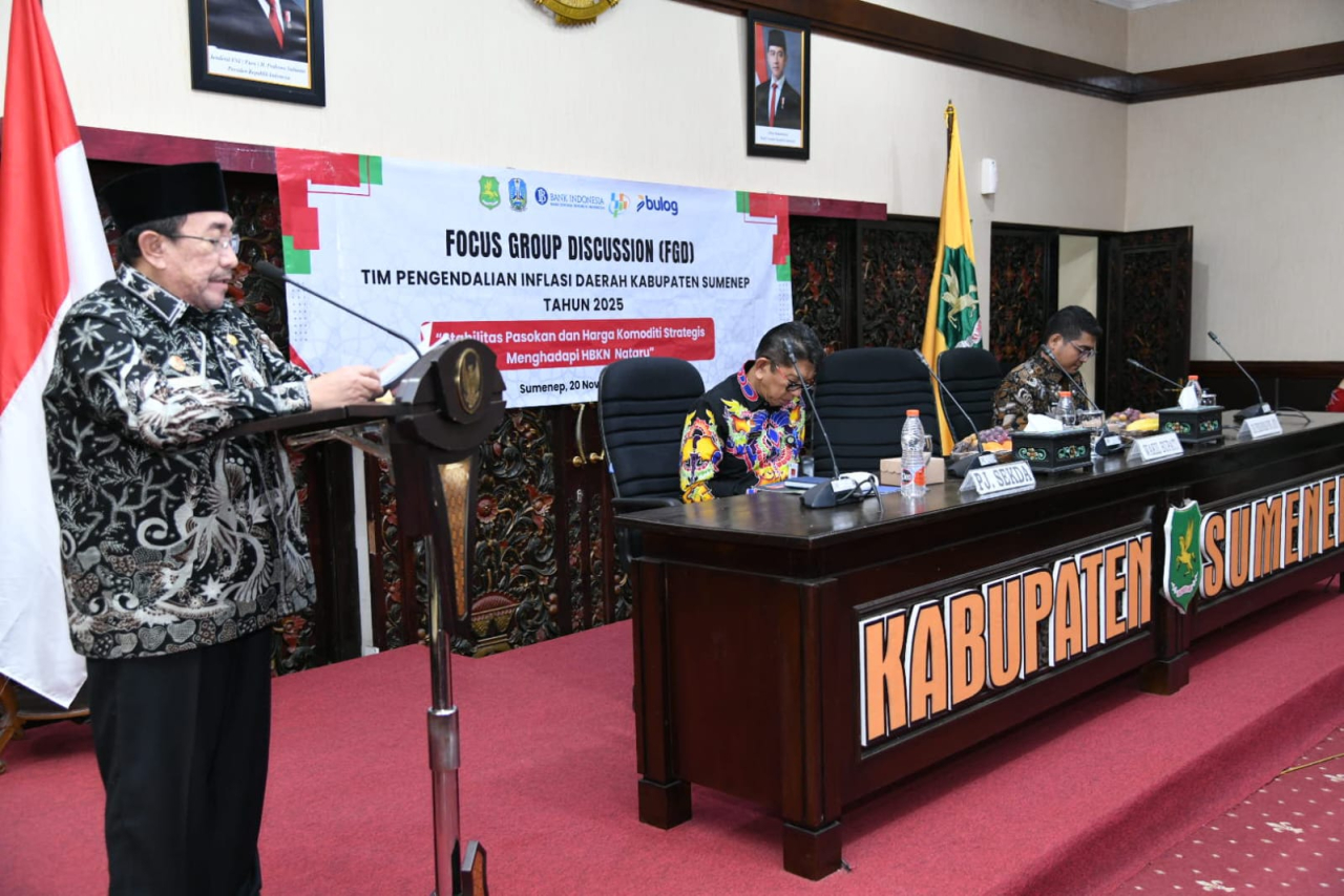 FGD bertema “Stabilitas Pasokan dan Harga Komoditas Strategis Menjelang Hari Besar Keagamaan Nasional Natal dan Tahun Baru 2026", Kamis (20/11/2025).