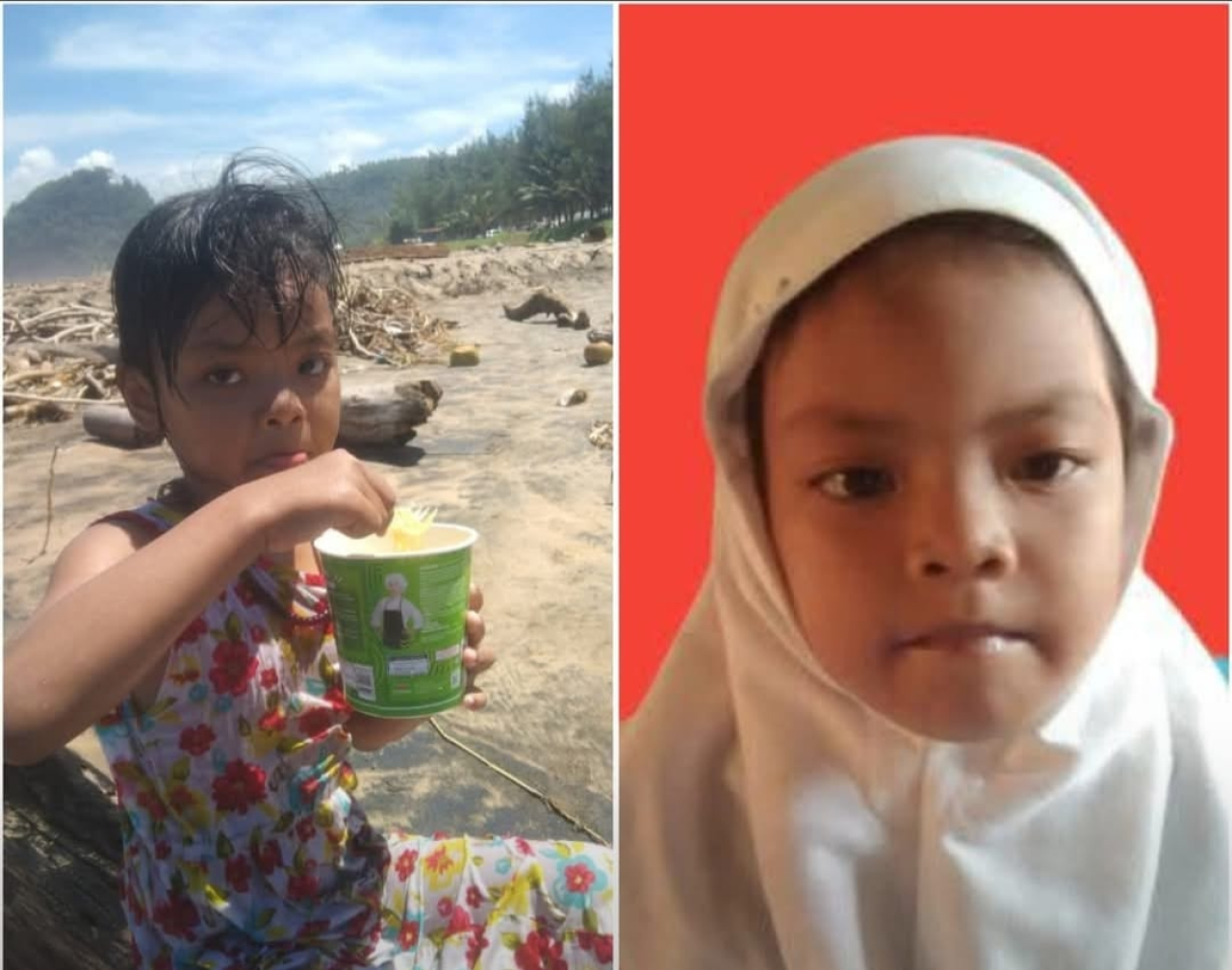 Foto bocah yang hilang.