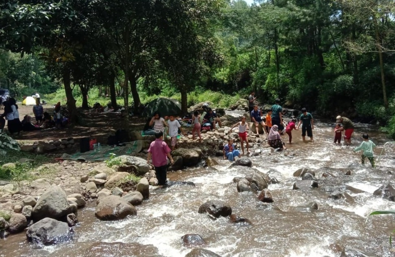 Bumi Perkemahan Bedengan, wisata alam populer di Kabupaten Malang, yang terletak di kaki Gunung Panderman, Jawa Timur. SP/ MLG