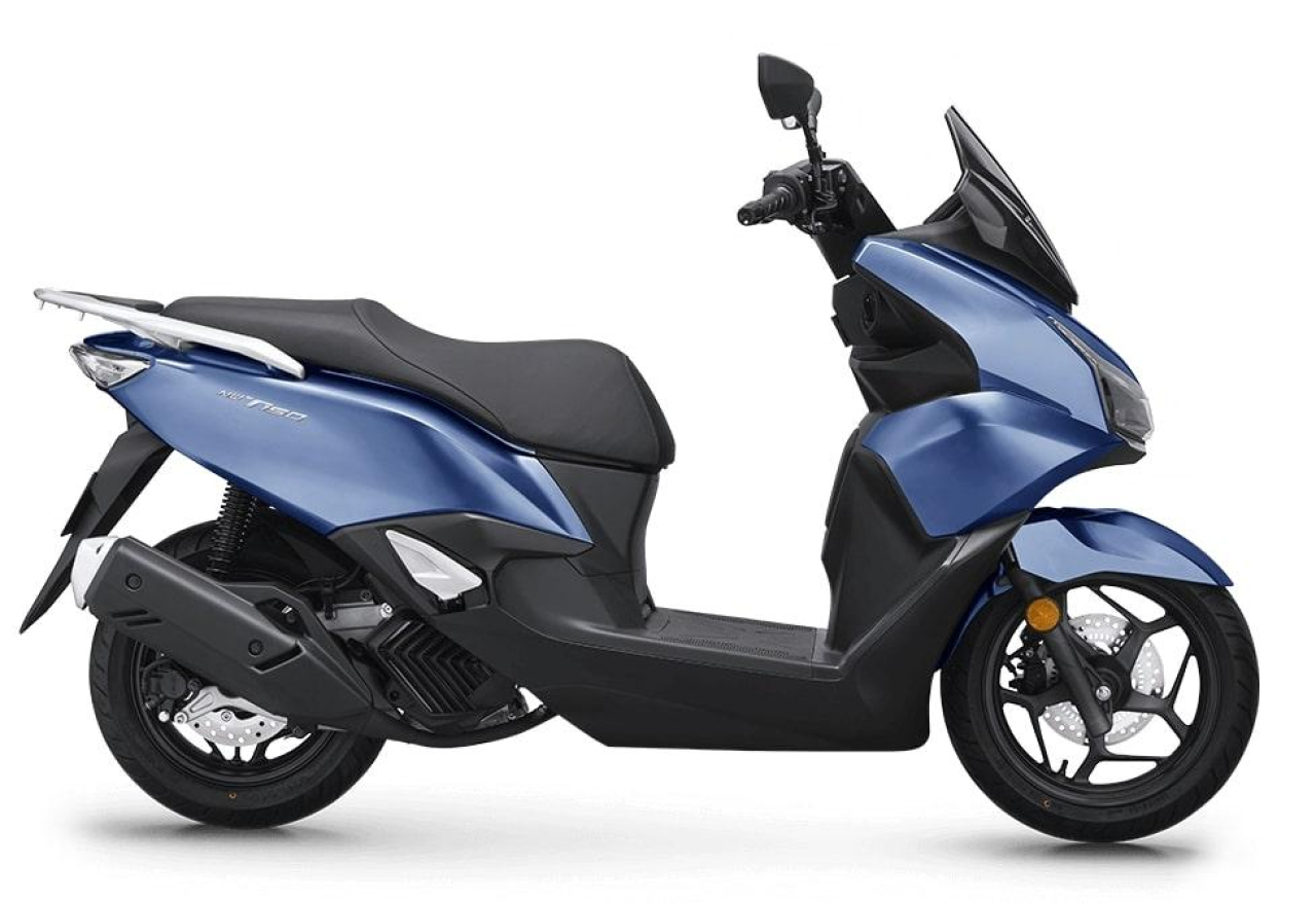 Honda skutik NWT150 yang dilengkapi teknologi tinggi dashcam dan radar. SP/JKT