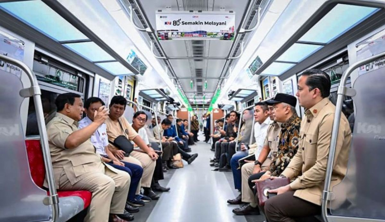 Presiden Prabowo Subianto memastikan ongkos kereta khusus petani dan pedagang disubsidi hingga 60 persen.