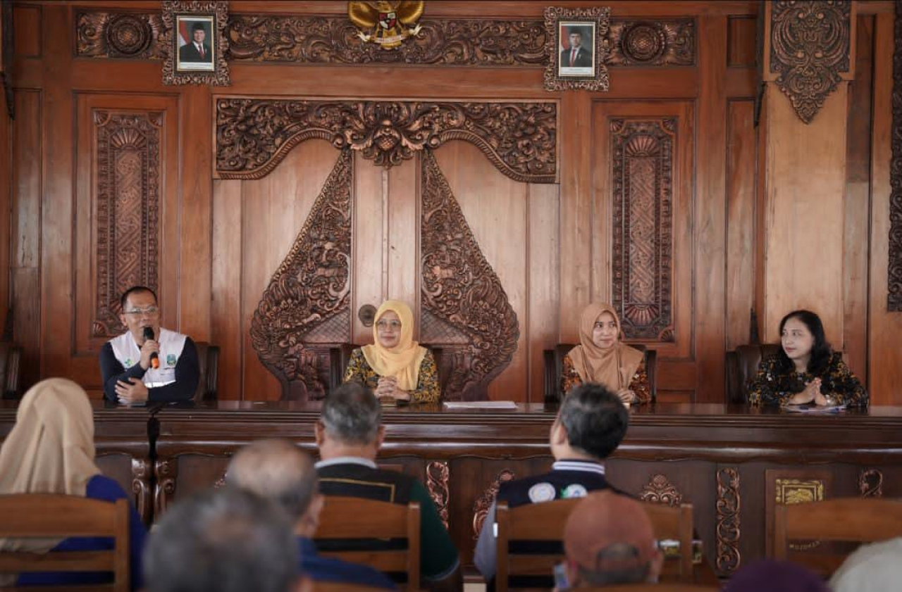 Verifikasi lapangan KotaSehat (Swasti Saba) dan STBM Award Tahun 2025 di Kota Mojokerto. SP/ DWI